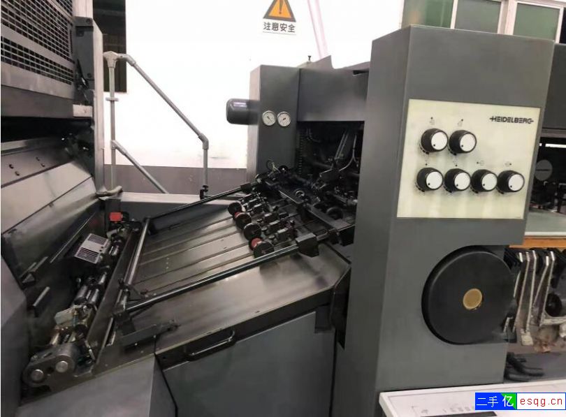 二手海德堡对开双色胶印机sm102-2p-1
