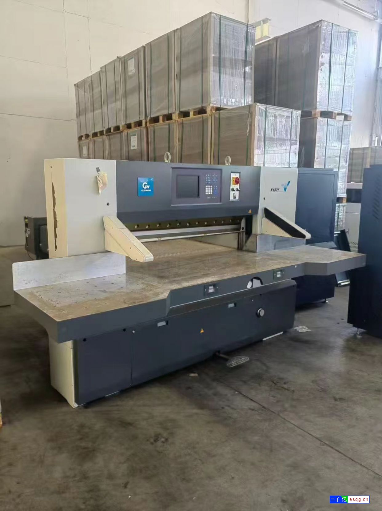 二手国望1370电脑切纸机出售-2