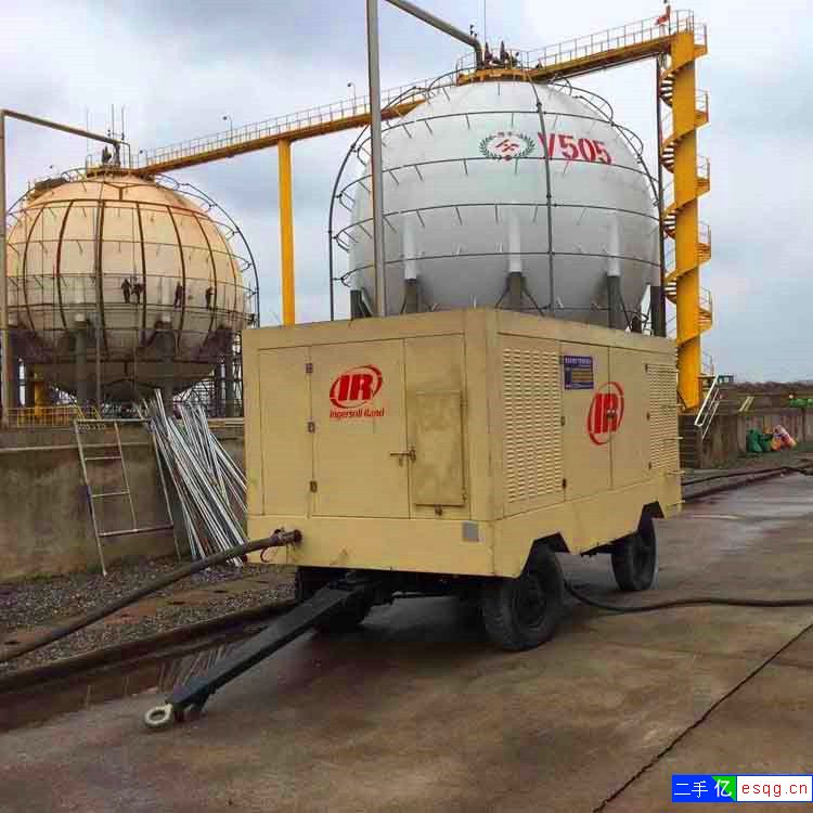 9成新埃尔曼移动式空气压缩机租赁-1