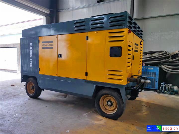 9成新埃尔曼移动式空气压缩机租赁-2