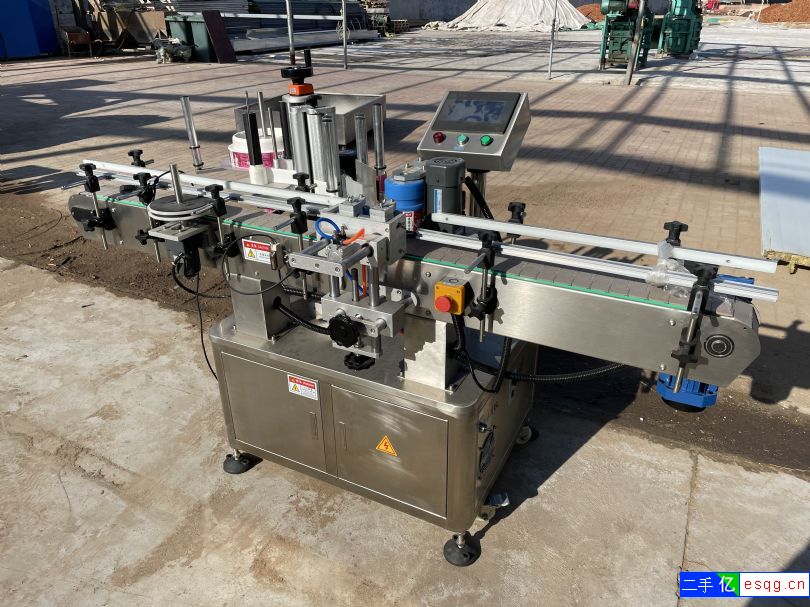 出售二手贴标机 玻璃瓶辣椒酱圆瓶贴标机1台-1