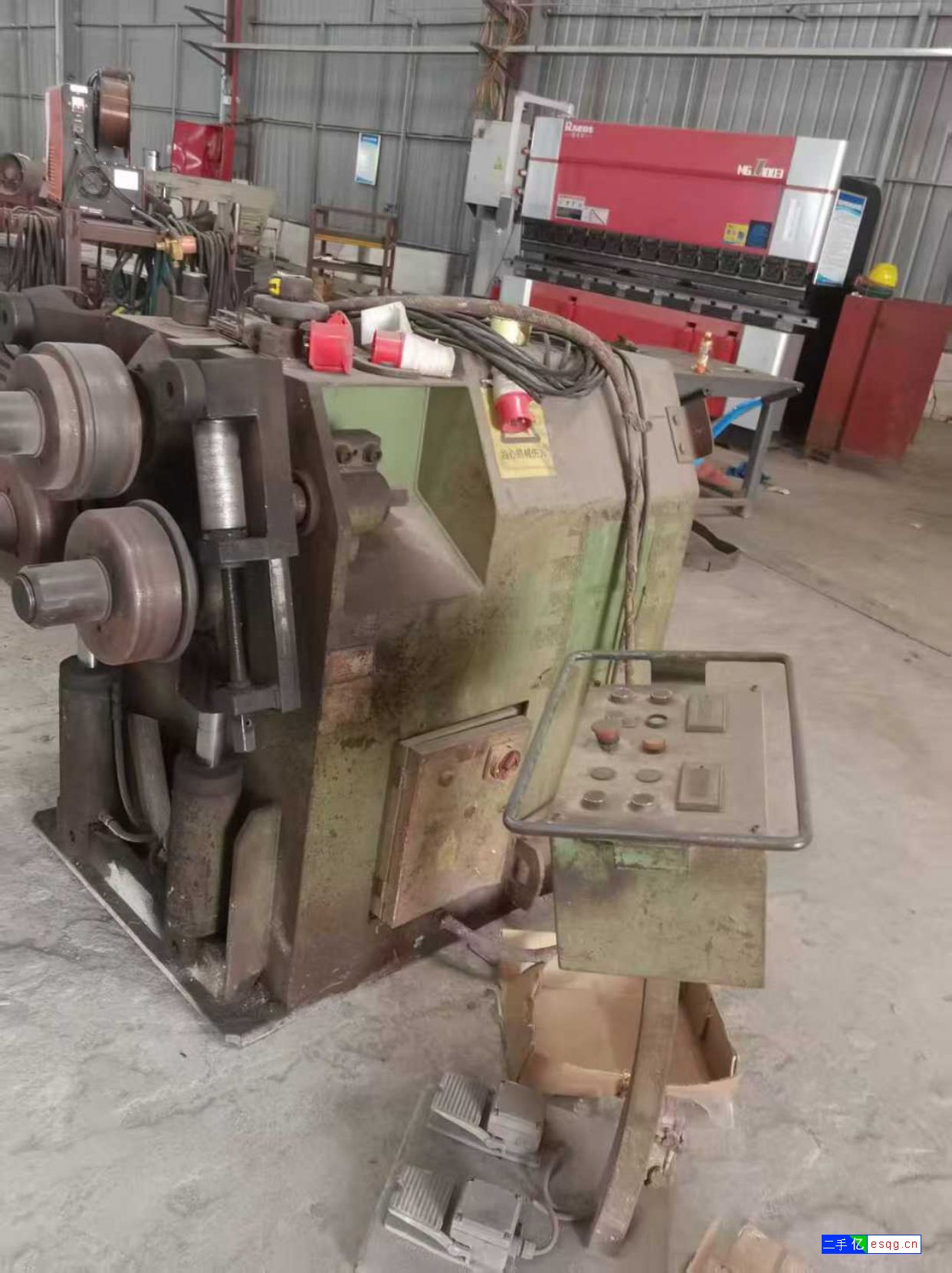 出售二手型材弯曲机一台-2