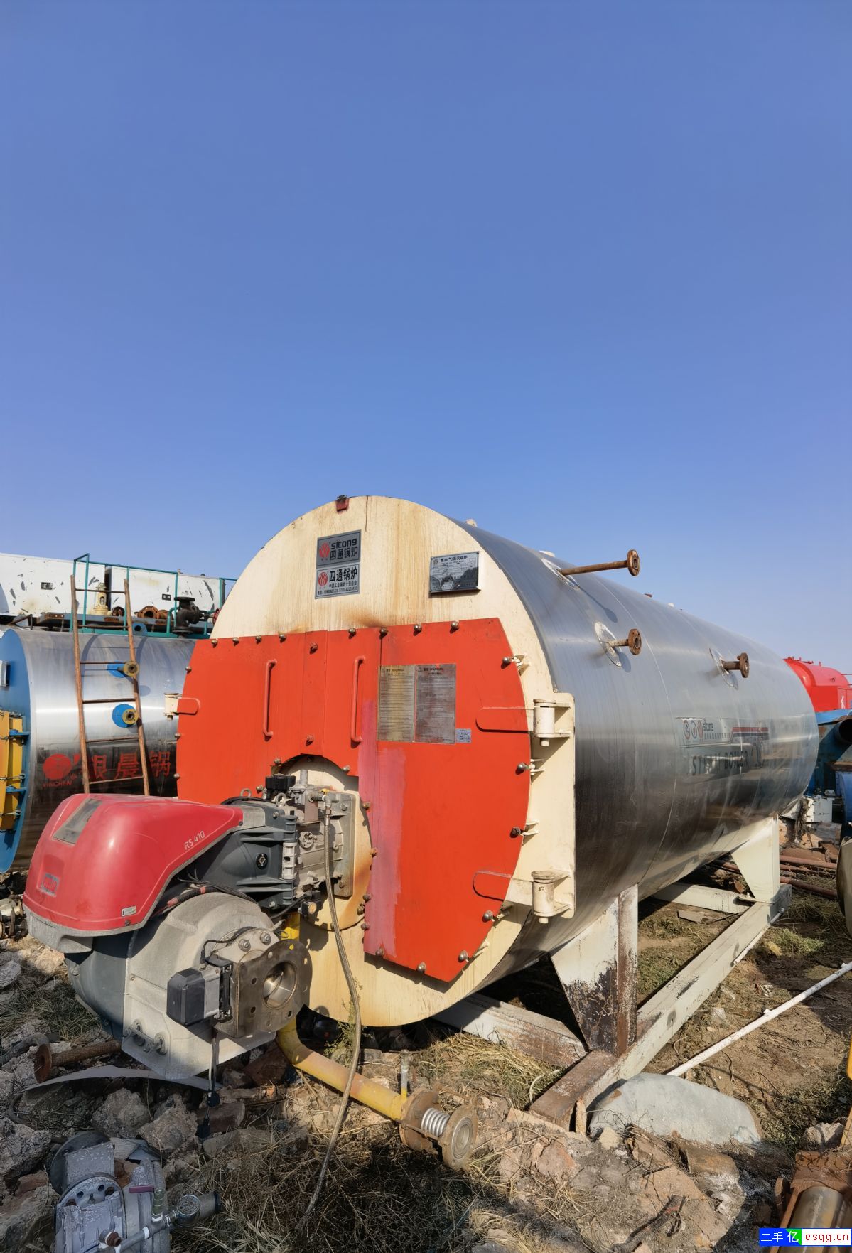 出售精品四吨低氮三十毫克燃气蒸汽锅炉-2