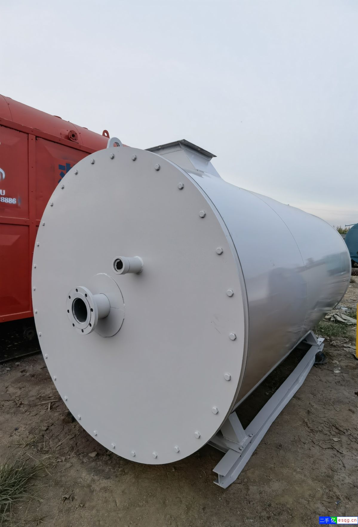 转让80万大卡燃气燃油导热油锅炉-2