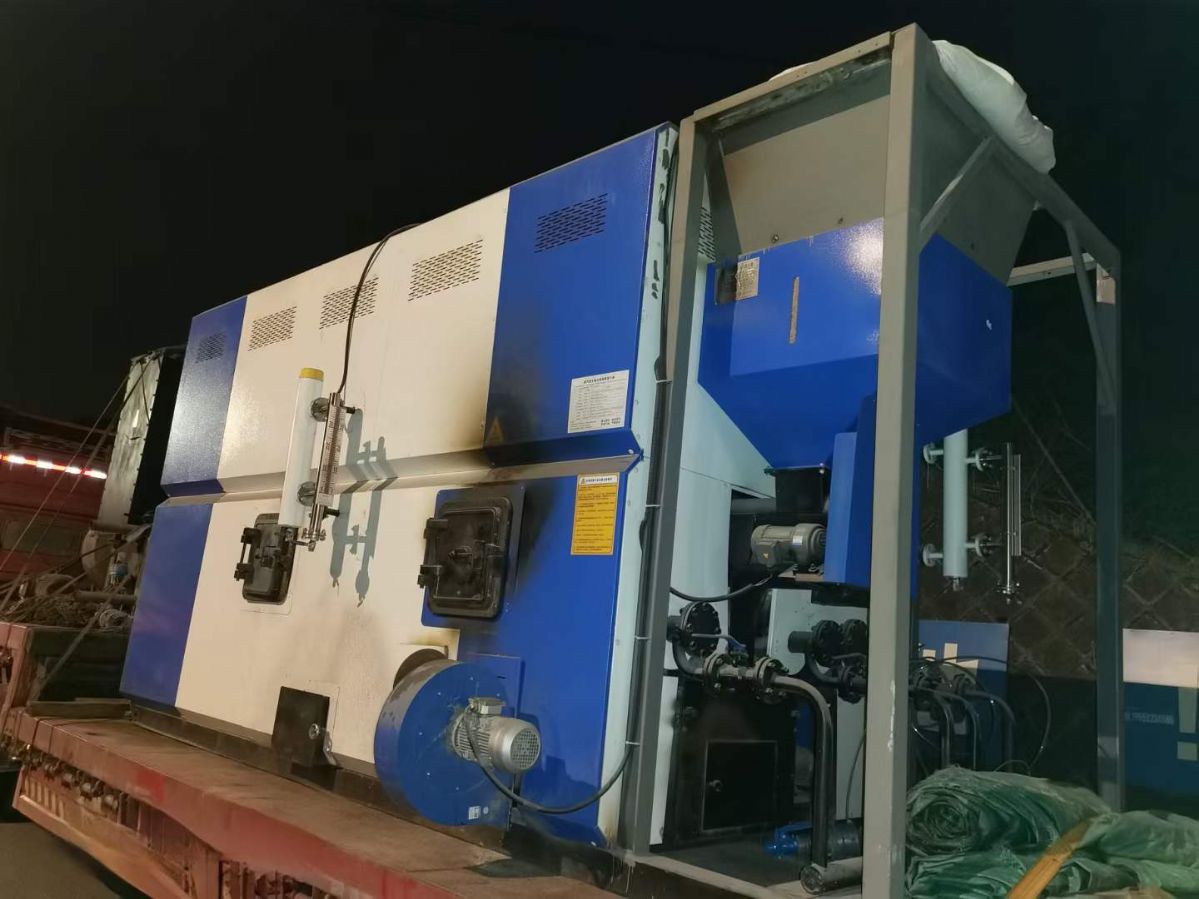 新到精品两吨链排浙江聚能牌生物质蒸汽发生器-2