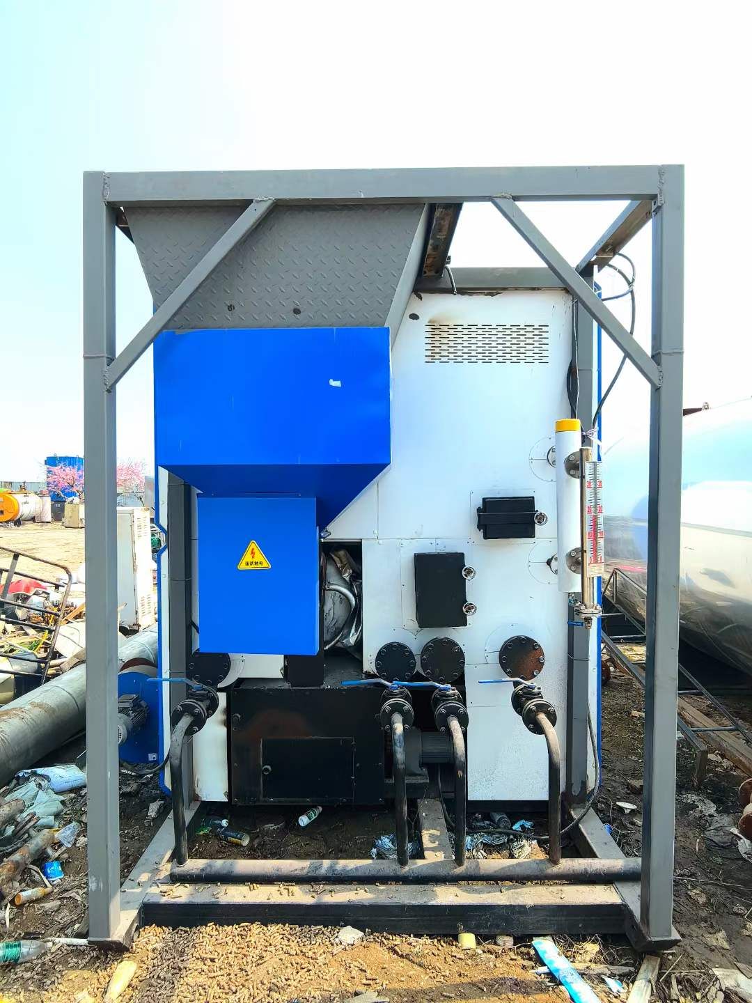 出售精品两吨浙江聚能牌生物质蒸汽发生器-1