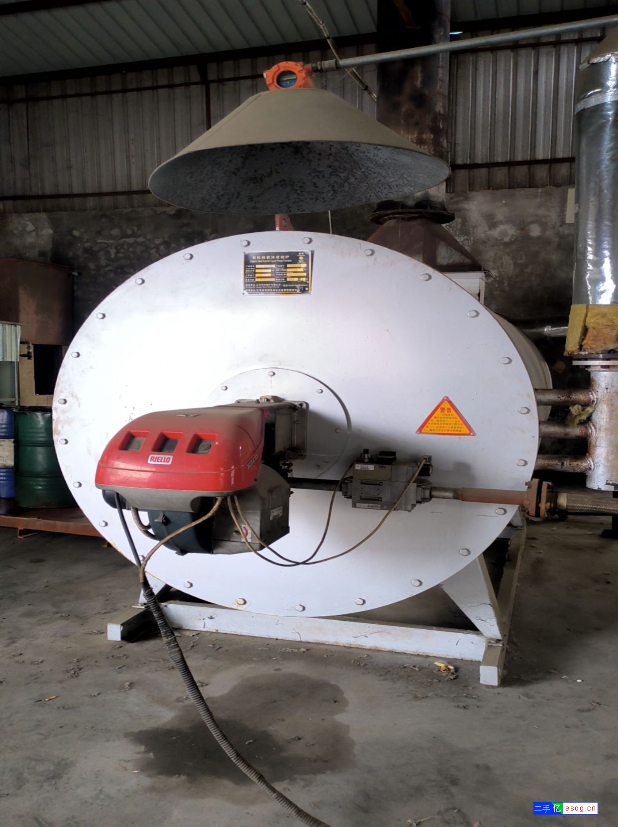 出售80万大卡燃气导热油锅炉-1