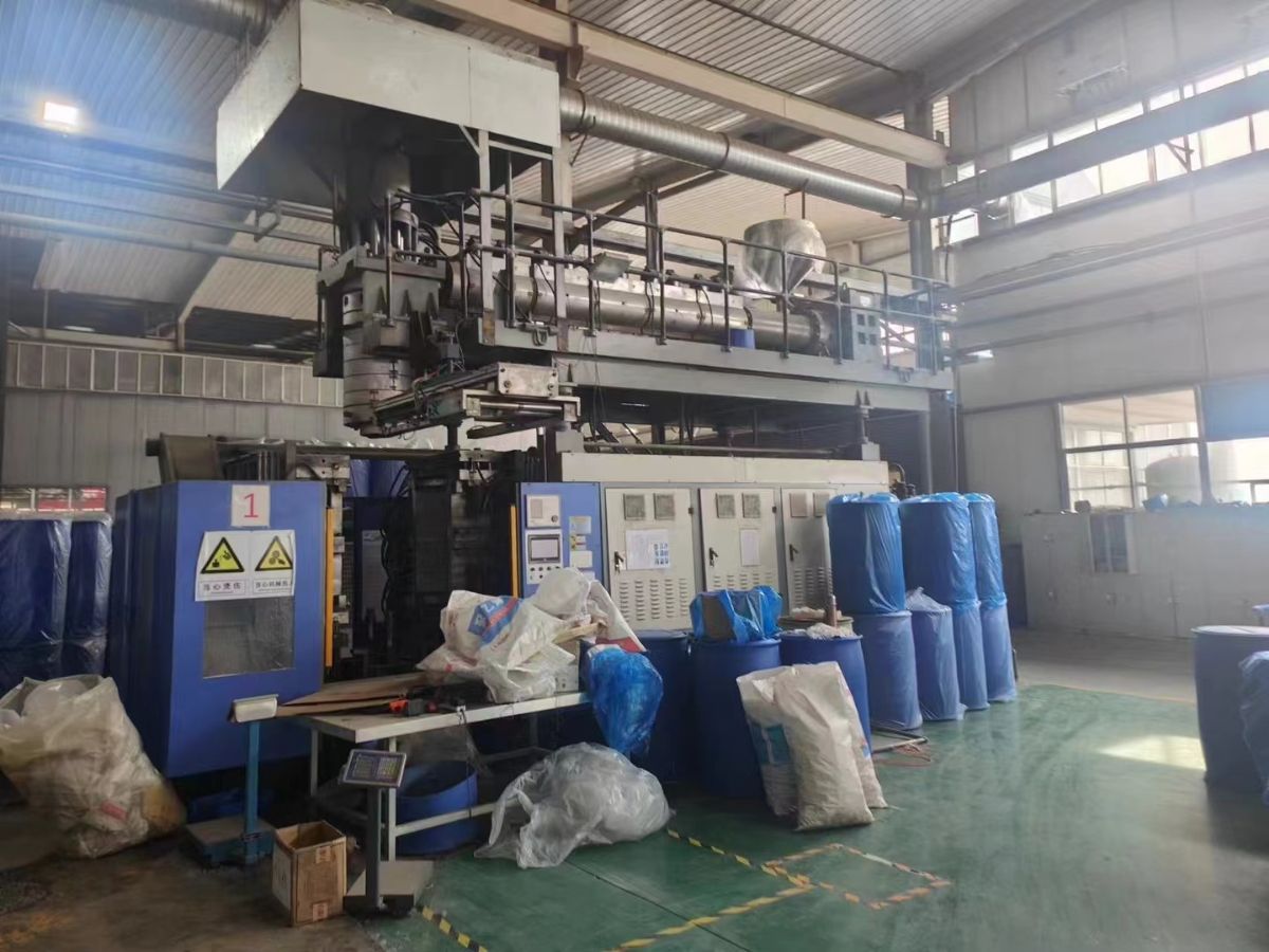 一套 120 200L双环桶吹塑机转让-1