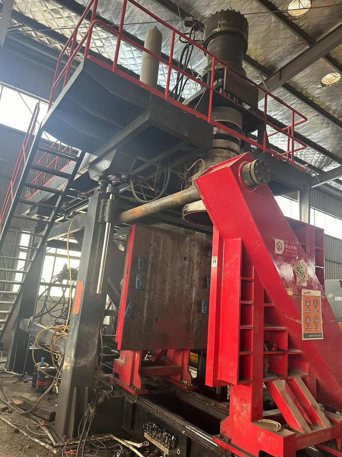 生产水马围挡 120吹塑机转让-1