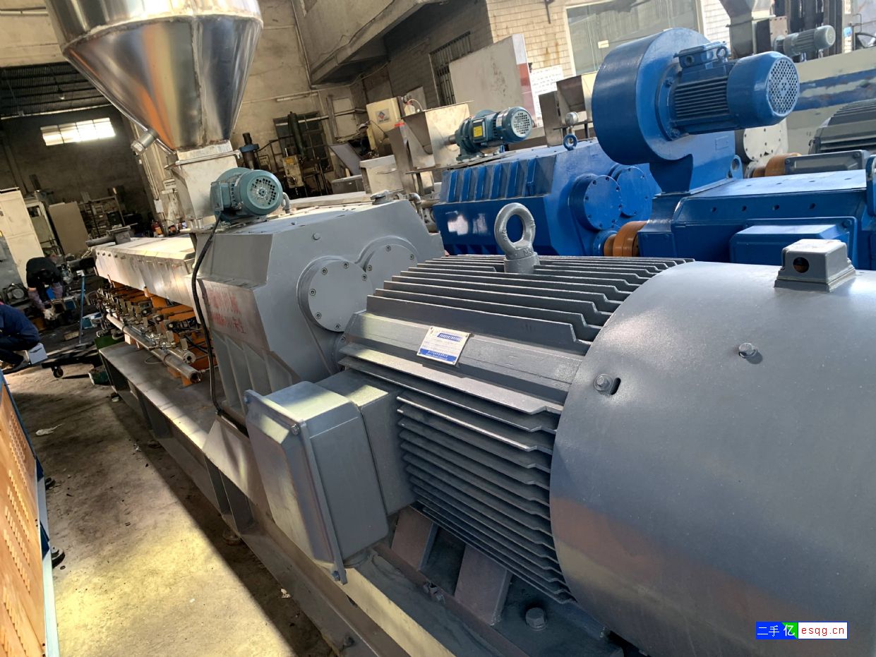 转让二手双螺杆造粒机75B-1