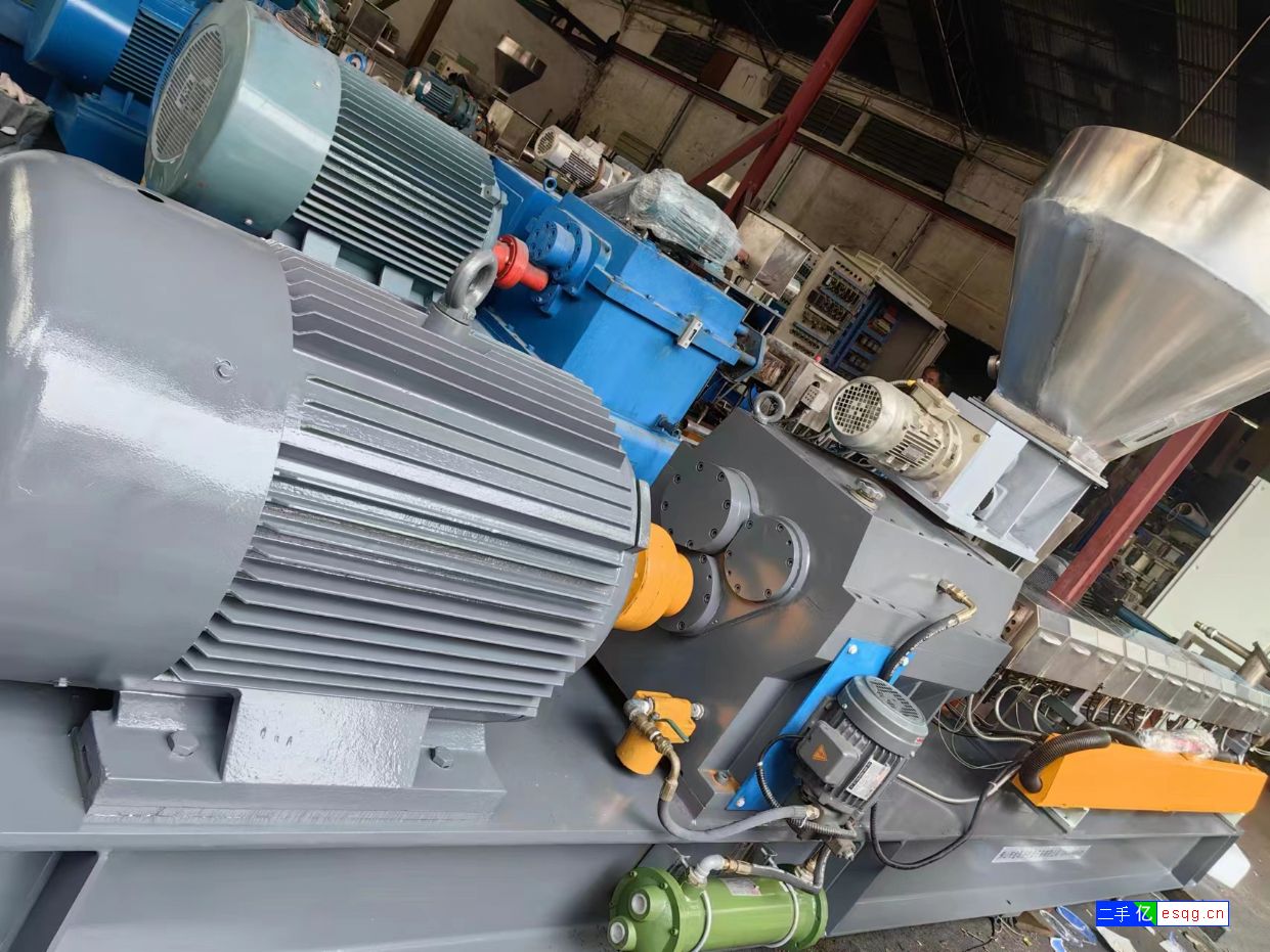 转让二手双螺杆造粒机 改性塑料造粒机-1