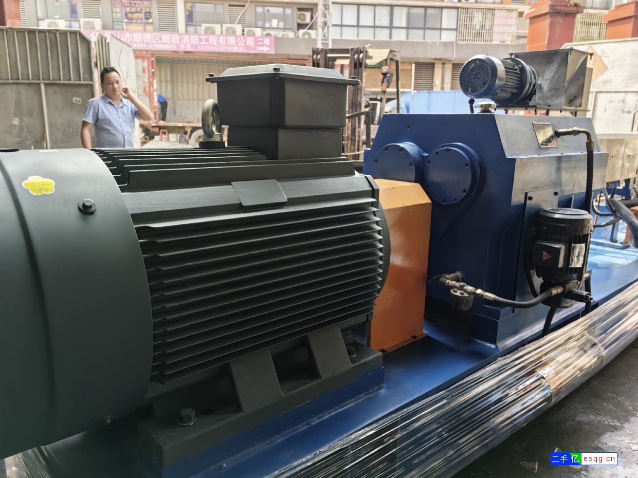 转让二手9成新75B双螺杆造粒机 塑料造粒机-1