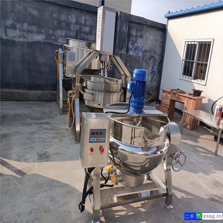 出售二手不锈钢食品蒸煮高压夹层锅 不锈钢电加热夹层-1