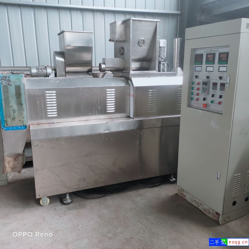 转让狗粮二手65双螺杆膨化机  二手70型狗粮膨化-2