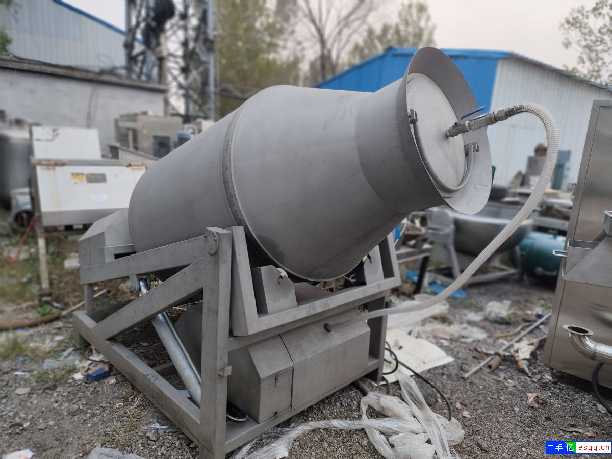 转让二手不锈钢滚揉机 二手不锈钢料车 二手真空变频-2