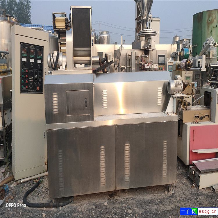 转让70型双螺杆膨化机 二手狗粮膨化机 二手变频膨-1