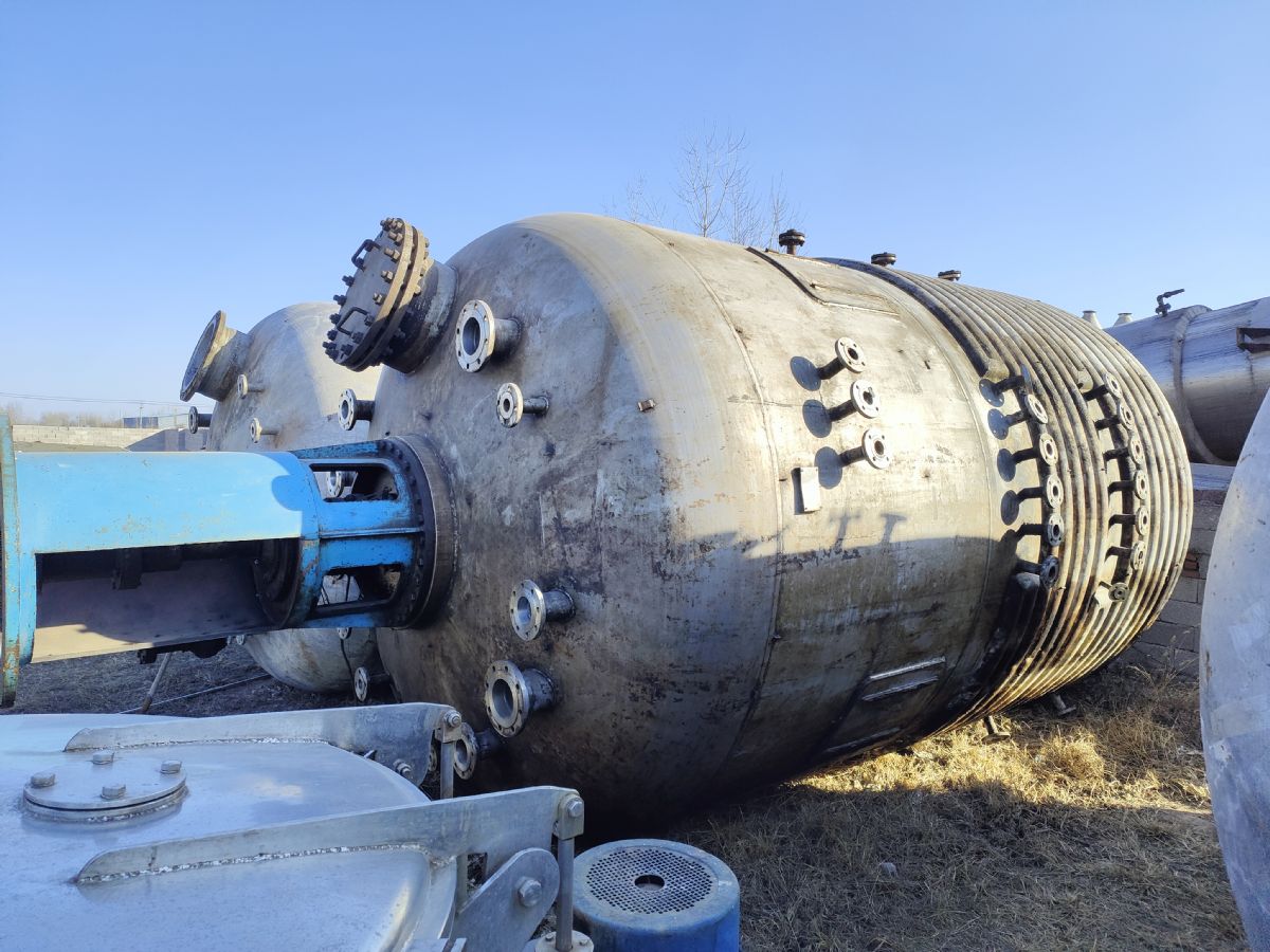转让二手搪瓷储罐 二手搪瓷反应釜 二手5吨反应釜-1