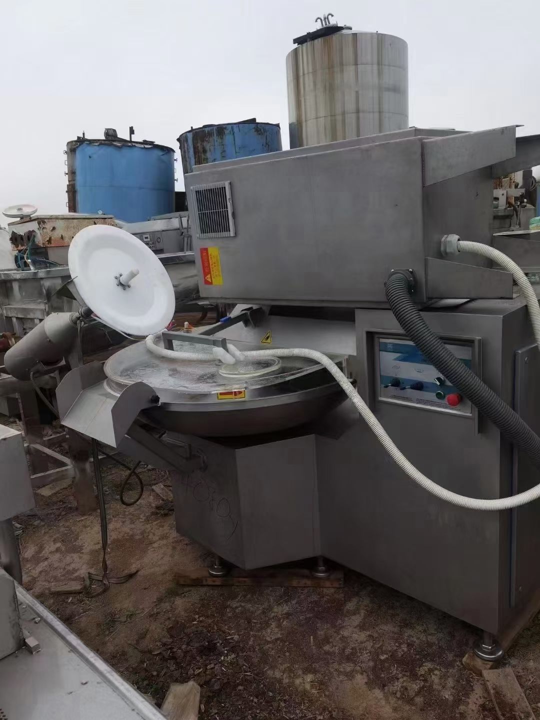 转让二手晓进斩拌机 二手125型斩拌机 二手-2