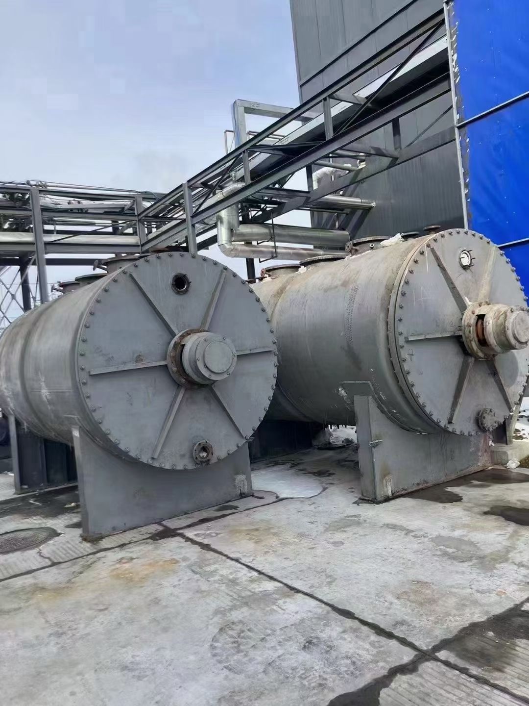 转让二手真空耙式干燥机 二手5立方真空干燥机-2