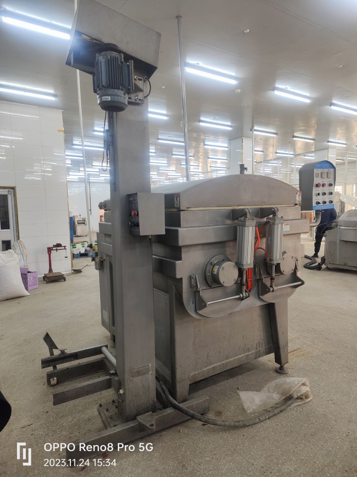 转让二手1200型真空拌馅机 二手80汉普斩拌机 -1