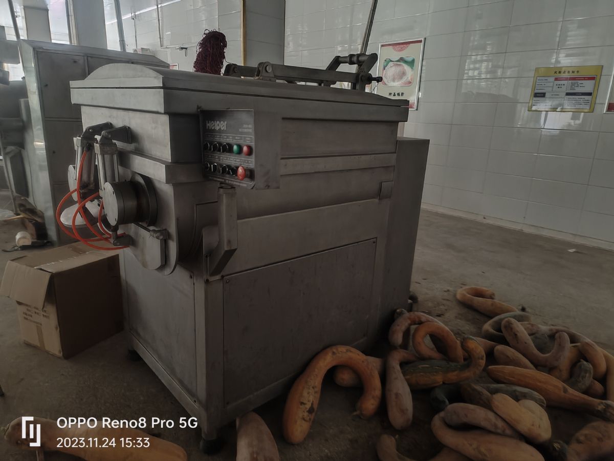 转让二手1200型真空拌馅机 二手80汉普斩拌机 -2