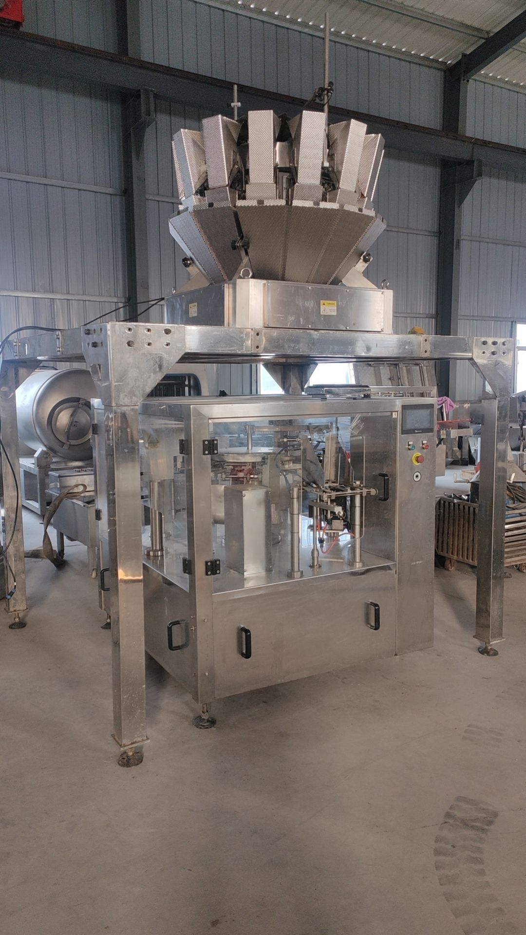 转让14头螺杆下料多头称包装机 二手酱菜给袋包装机-2