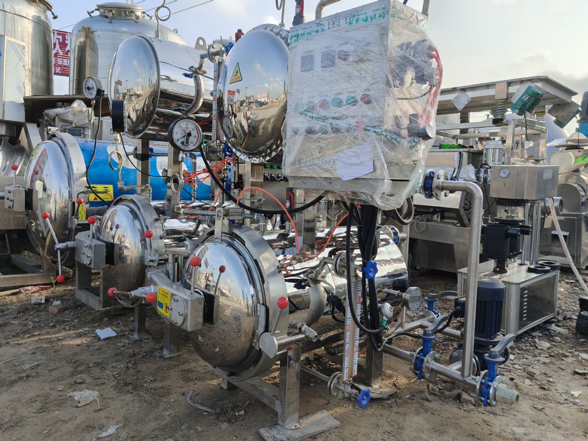 转让二手0.19立方杀菌锅 二手玻璃水杀菌锅-2