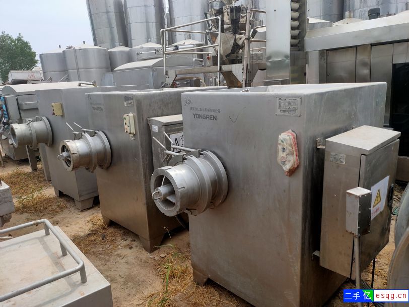 出售130型冻肉绞肉机 二手200升拌馅机  二手-1