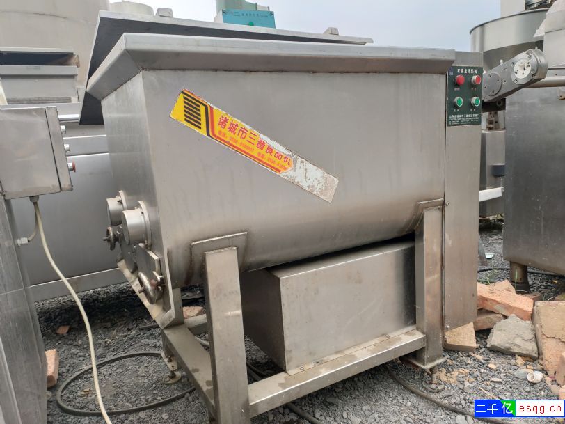 出售130型冻肉绞肉机 二手200升拌馅机  二手-2