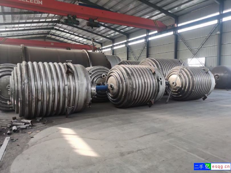 转让二手30立方搪瓷反应釜 20立方不锈钢储罐冷凝-1