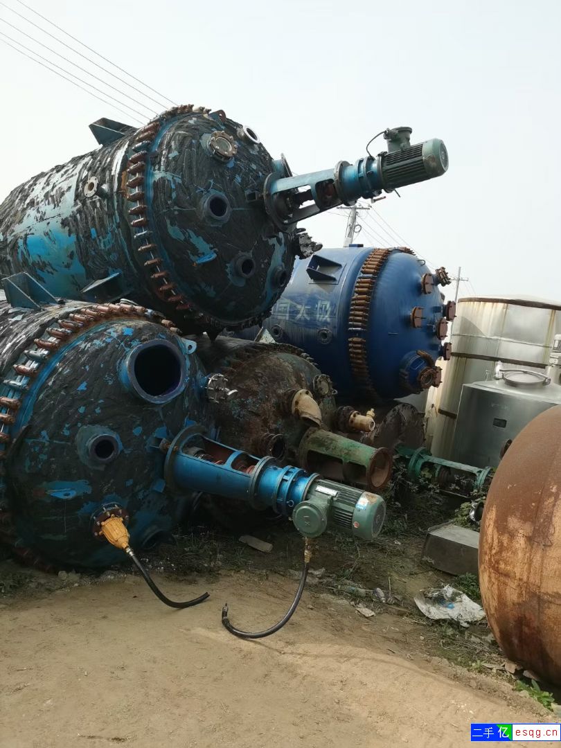 转让二手5吨扬阳搪瓷反应釜 二手3吨搪瓷反应釜 二-1