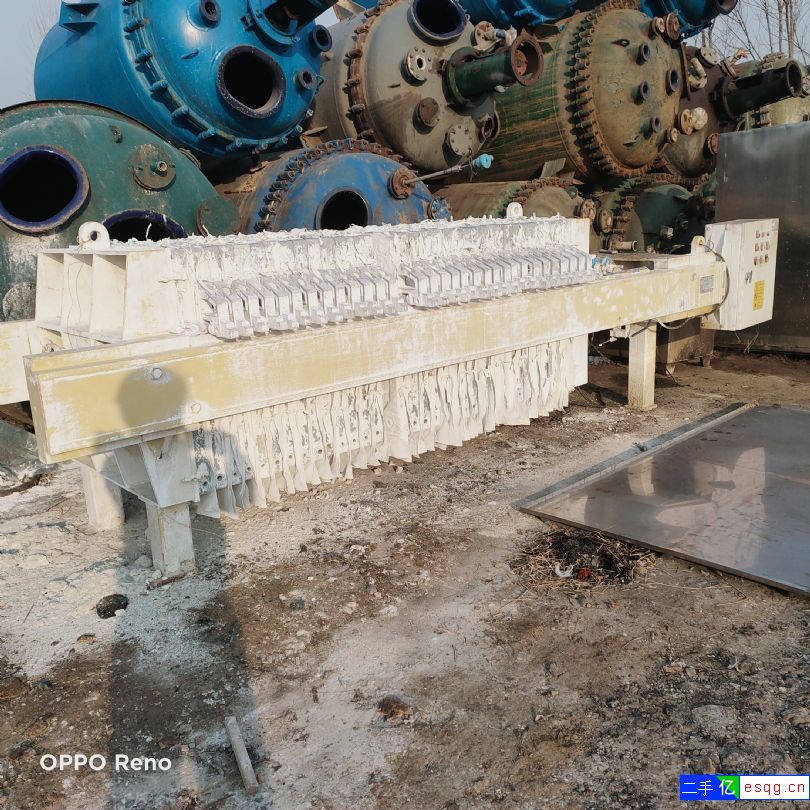 出售二手压滤机 二手60平方厢式压滤机 二手250-1