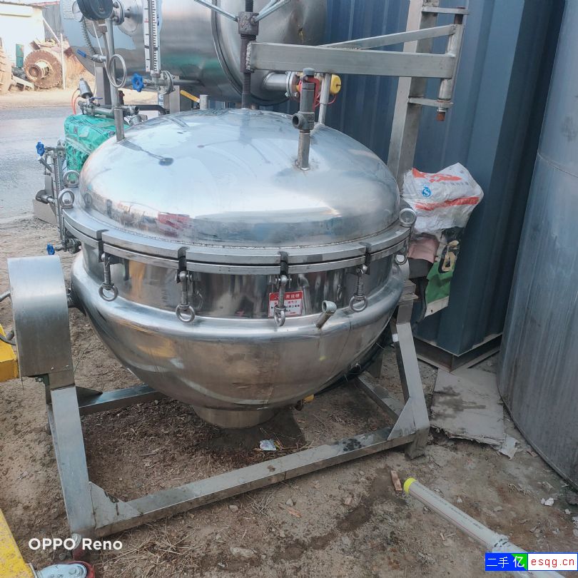 转让二手熬奶锅  二手电加热夹层锅  二手600升-2