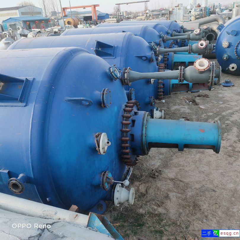 转让二手不锈钢反应釜 二手磁力搅拌反应釜 二手搪瓷-2