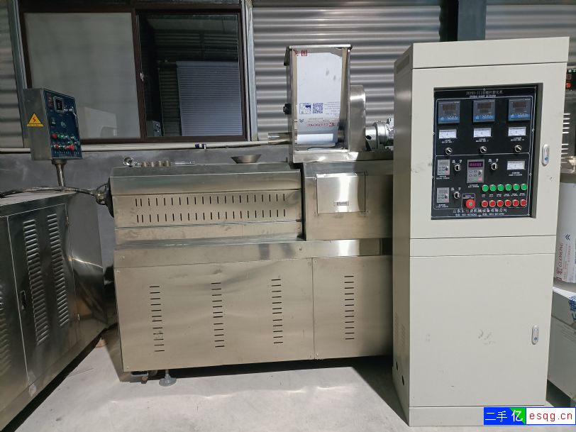 转让二手双螺杆膨化机 二手70型膨化机 二手狗粮膨-1