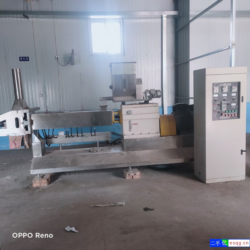 转让70型 狗粮双螺杆膨化机 二手青蛙饲料膨化机-1