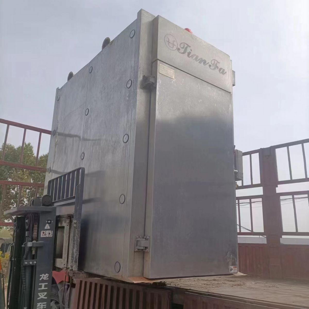 转让二手250型全自动烟熏炉，二手烧鸡烤鸭不锈钢烟-2