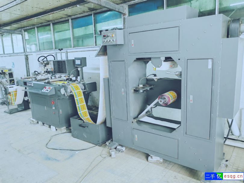 转让二手万鸿320高速全自动卷对卷丝网印刷机-2