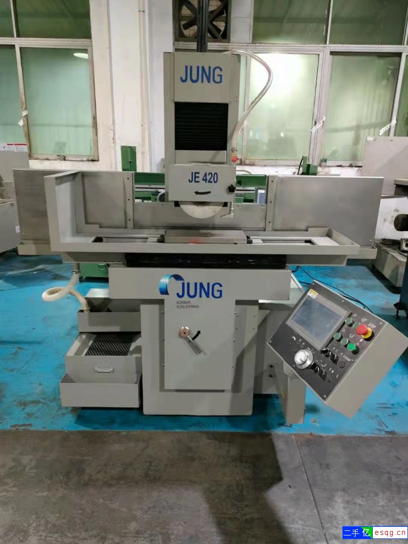 转让两台德国琼格全自动精密平面磨床二手进口小水磨-1