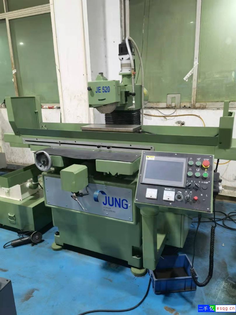 转让两台德国琼格全自动精密平面磨床二手进口小水磨-2