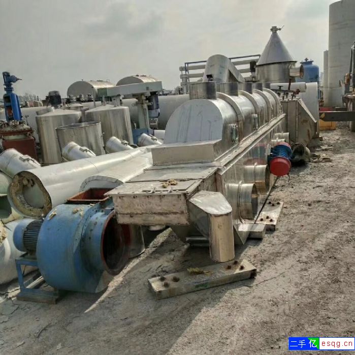 出售6×0.6米全不锈钢流化床干燥机-1