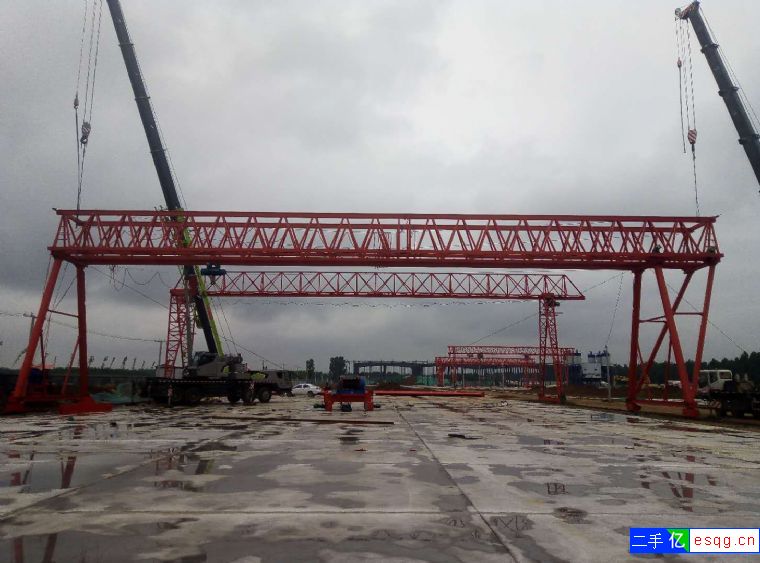 卖买二手龙门吊行车梁道轨-1