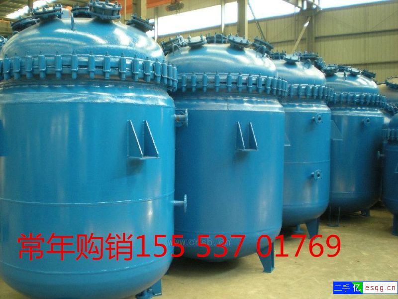 反应釜转让二手搪瓷反应釜,不锈钢反应-1