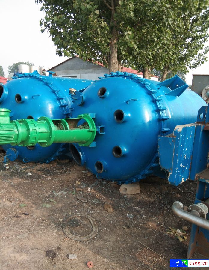 二手2吨搪瓷反应釜,转让5吨反应釜-1