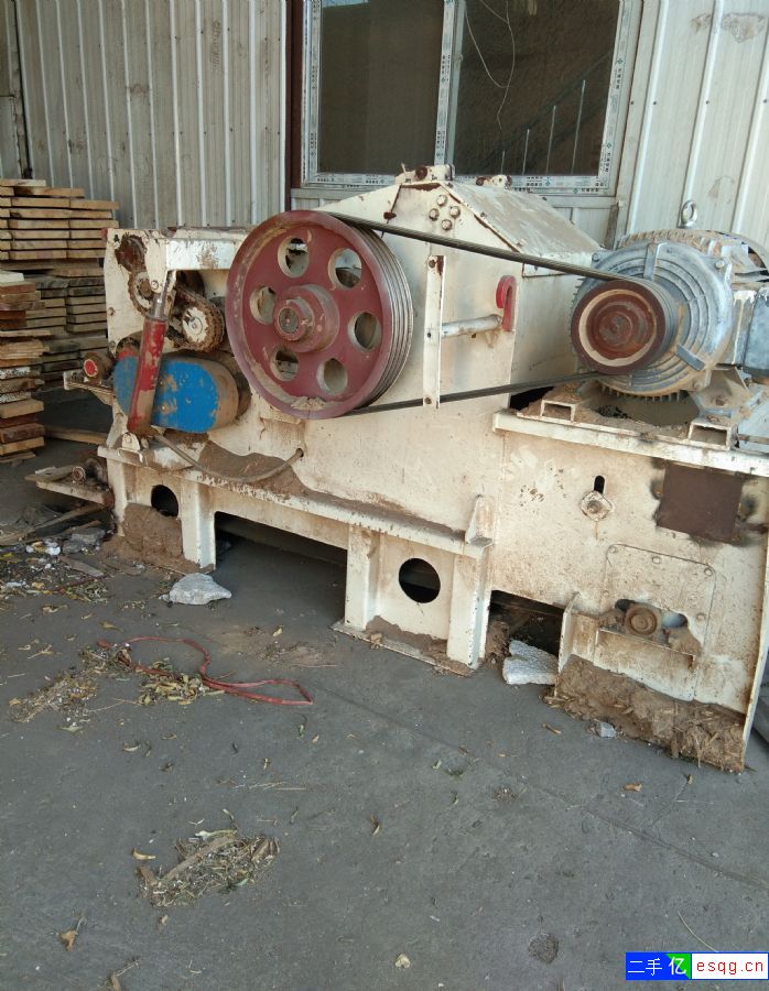 二手宇冠木片机、转让216木材削片机-1