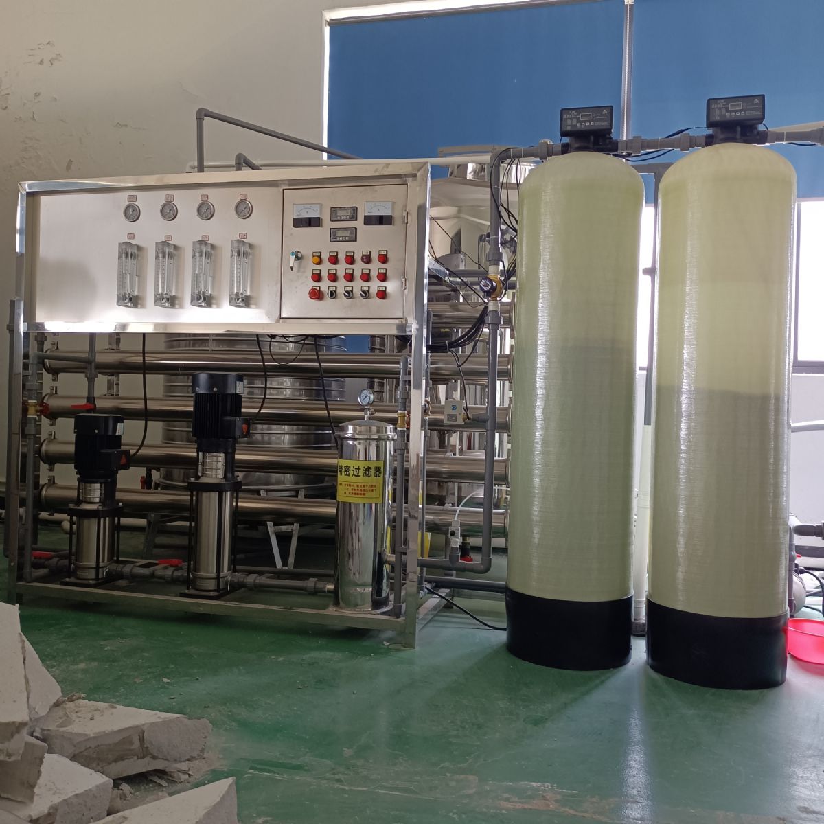 转让二手1T双级反渗透水处理设备，出售纯水机-1