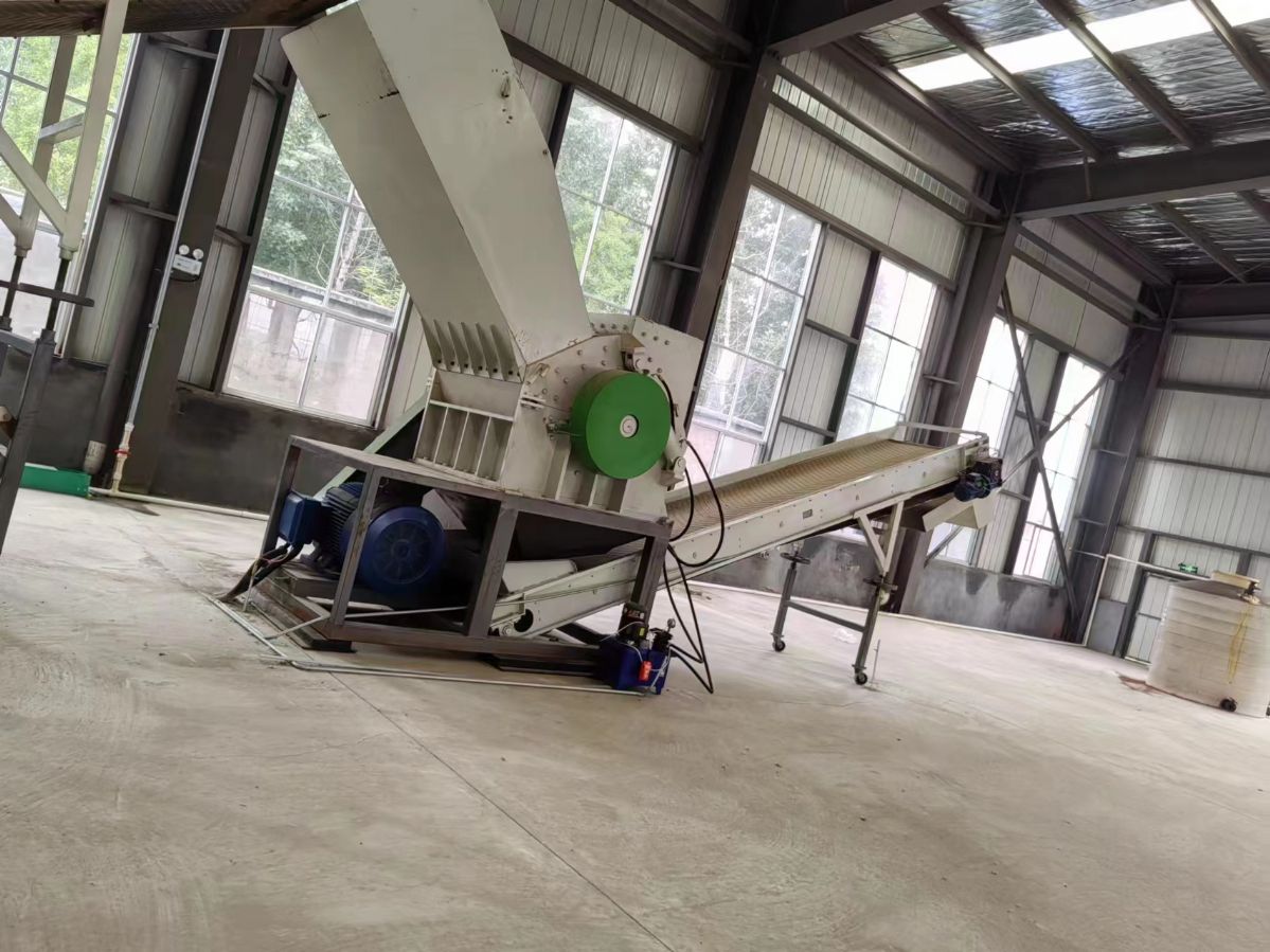 110型废钢破碎机转让金属打球机,薄铁搓球机,废铁-1