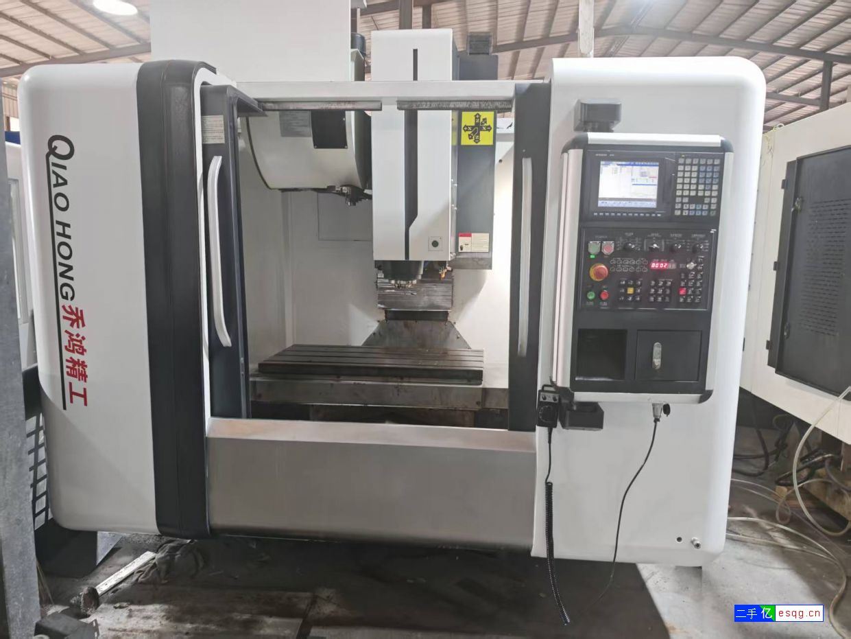 转让9成新乔鸿850线轨刀臂刀库加工中心二手850-1