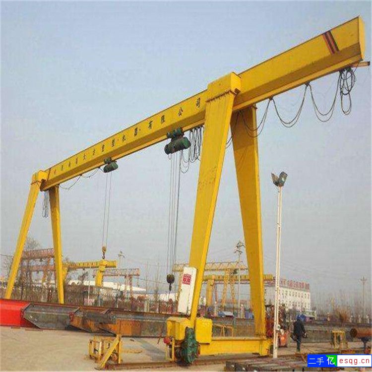 转让二手花架龙门吊 电动葫芦单双梁行车 二手道轨-2