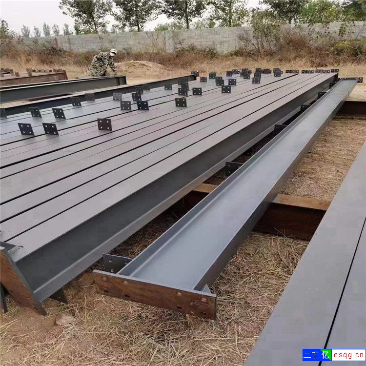 拆迁出售二手钢结构框架楼 轻钢 重钢二手钢结构过磅-2